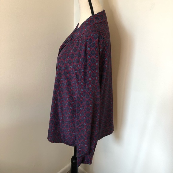 Vintage Haberdashery by Leslie Fay Floral Blouse - Picture 3 of 10